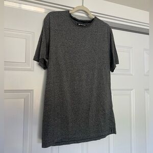 Men’s Buttercloth Icy Cotton short sleeve grey tee - size large